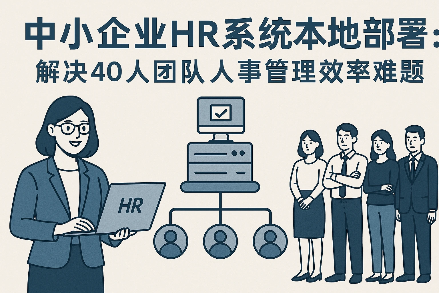 中小企业HR系统本地部署:解决40人团队人事管理效率难题