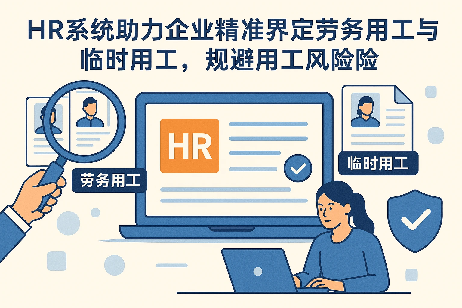 HR系统助力企业精准界定劳务用工与临时用工，规避用工风险