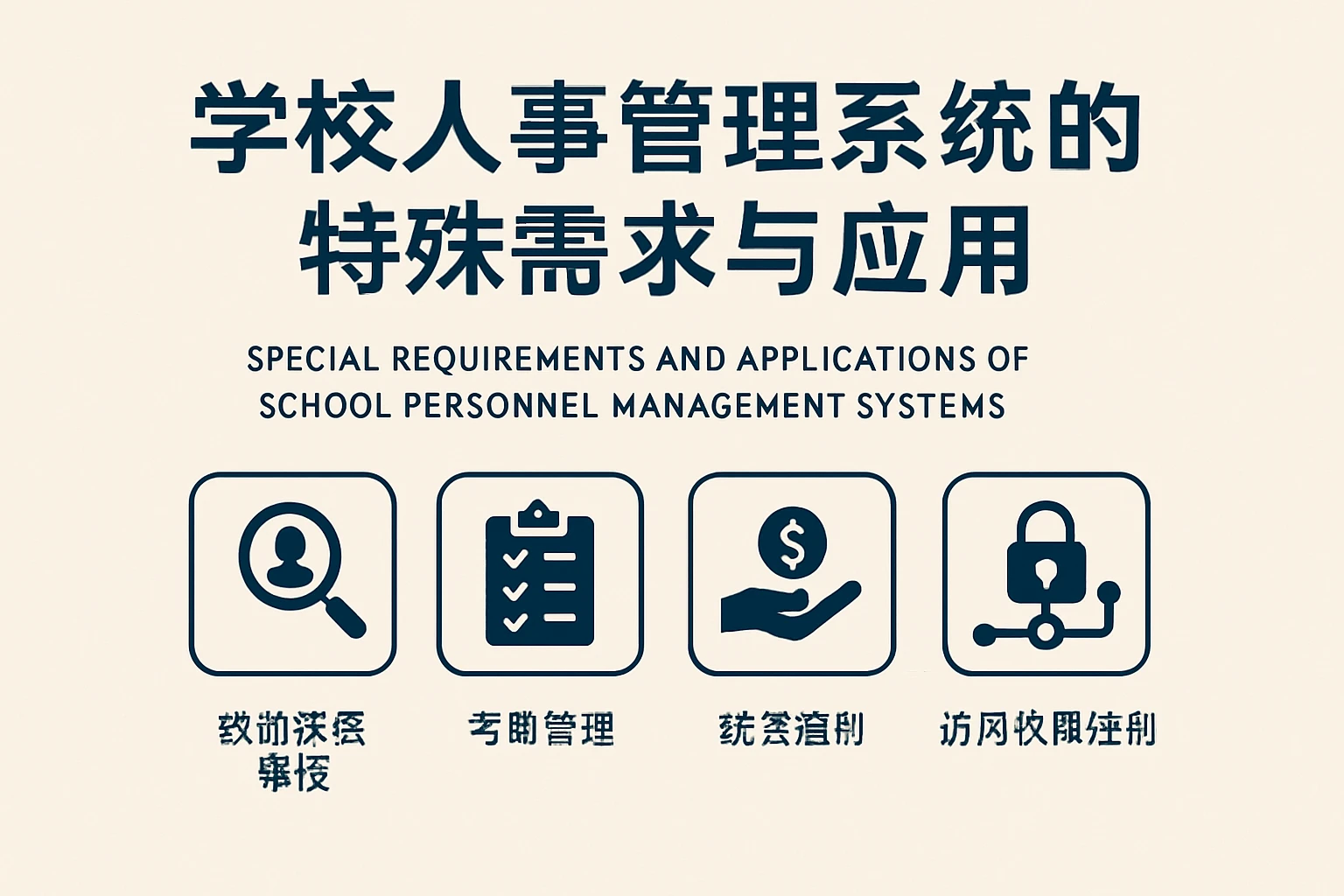 学校人事管理系统的特殊需求与应用