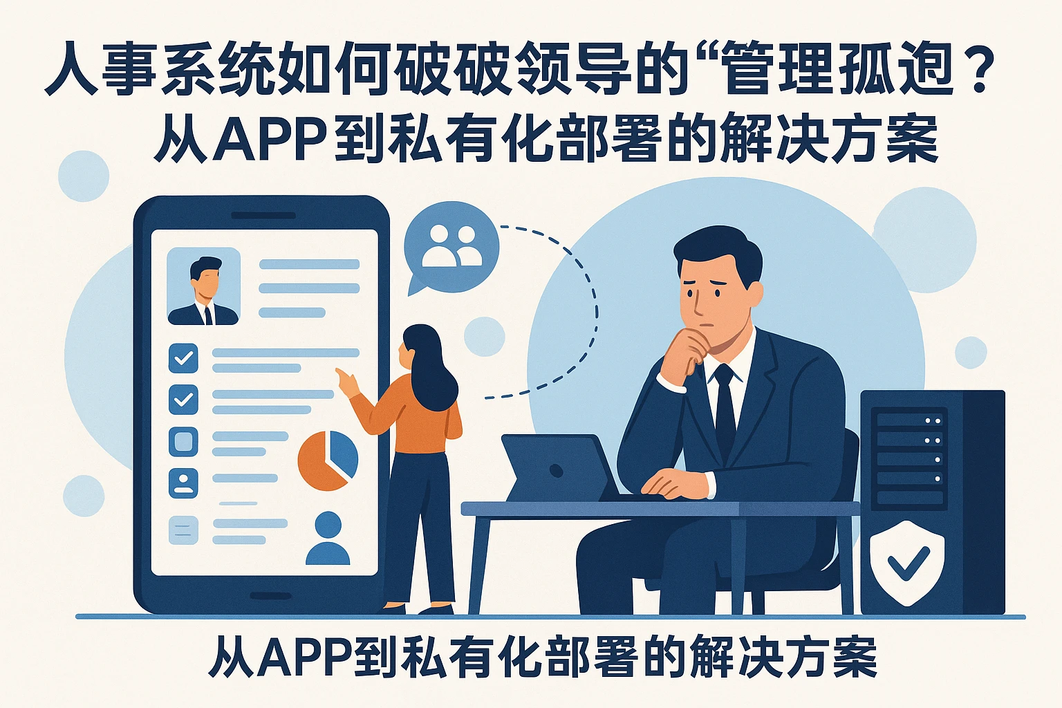 人事系统如何破解领导的“管理孤独”?从APP到私有化部署的解决方案
