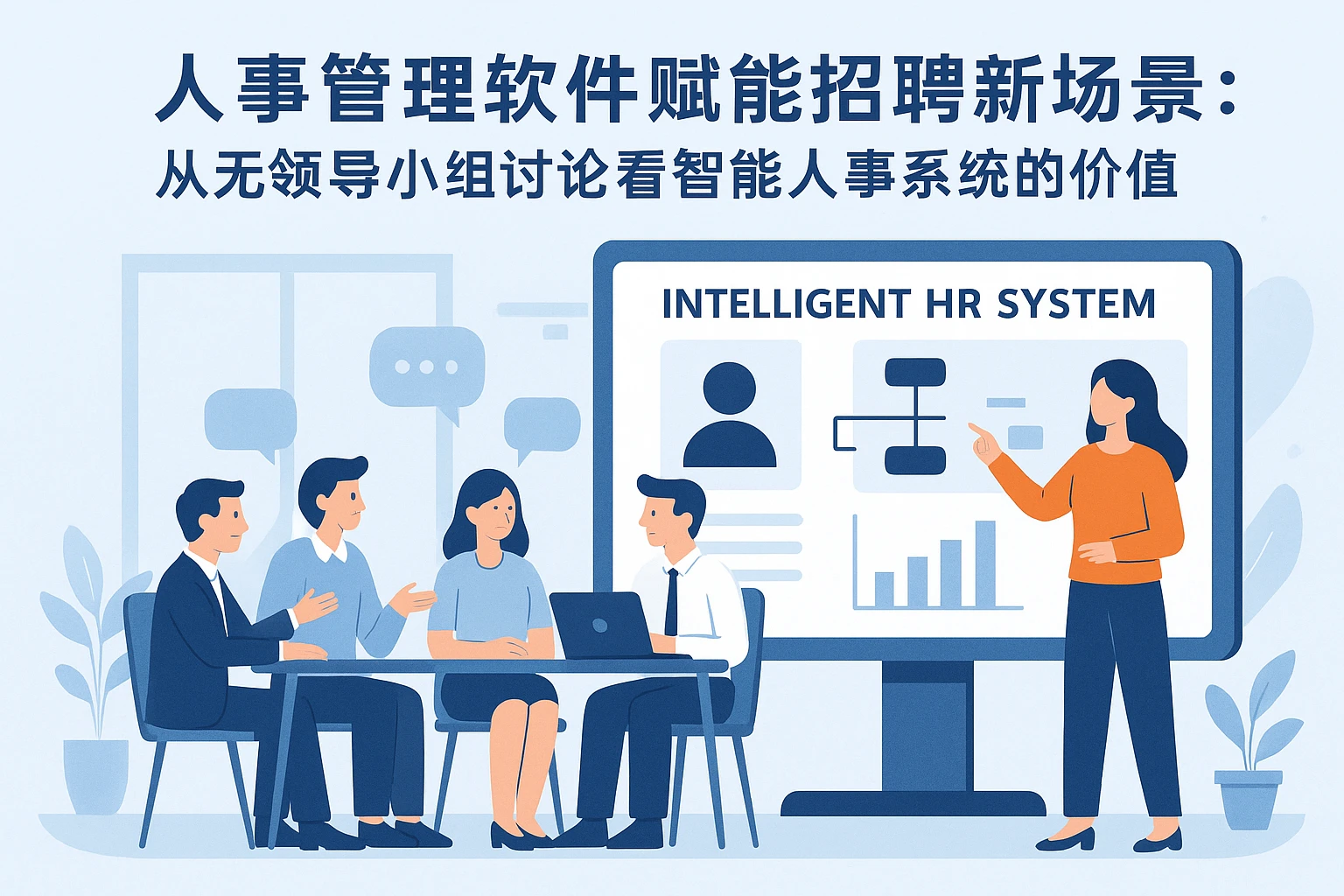 人事管理软件赋能招聘新场景：从无领导小组讨论看智能人事系统的价值
