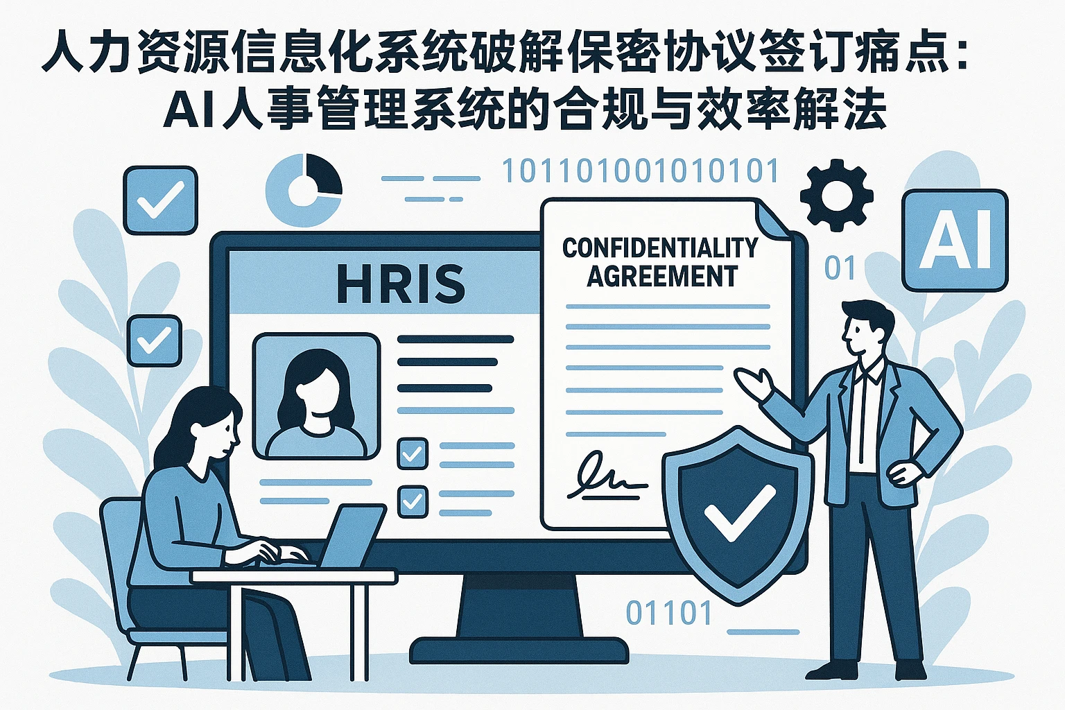 人力资源信息化系统破解保密协议签订痛点:AI人事管理系统的合规与效率解法