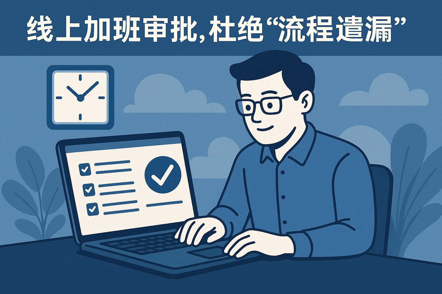 2. 线上加班审批，杜绝“流程遗漏”