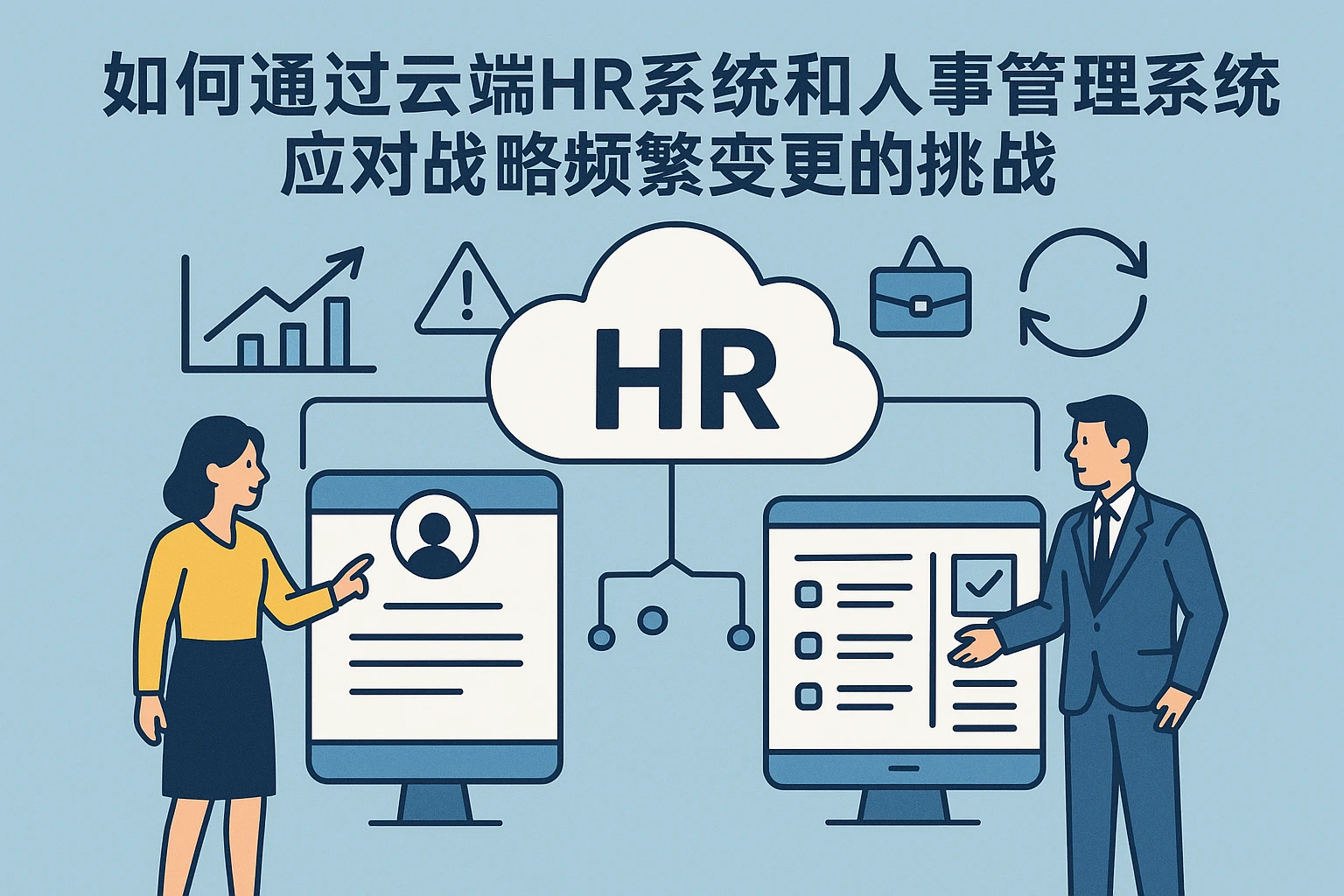 如何通过云端HR系统和人事管理系统应对战略频繁变更的挑战