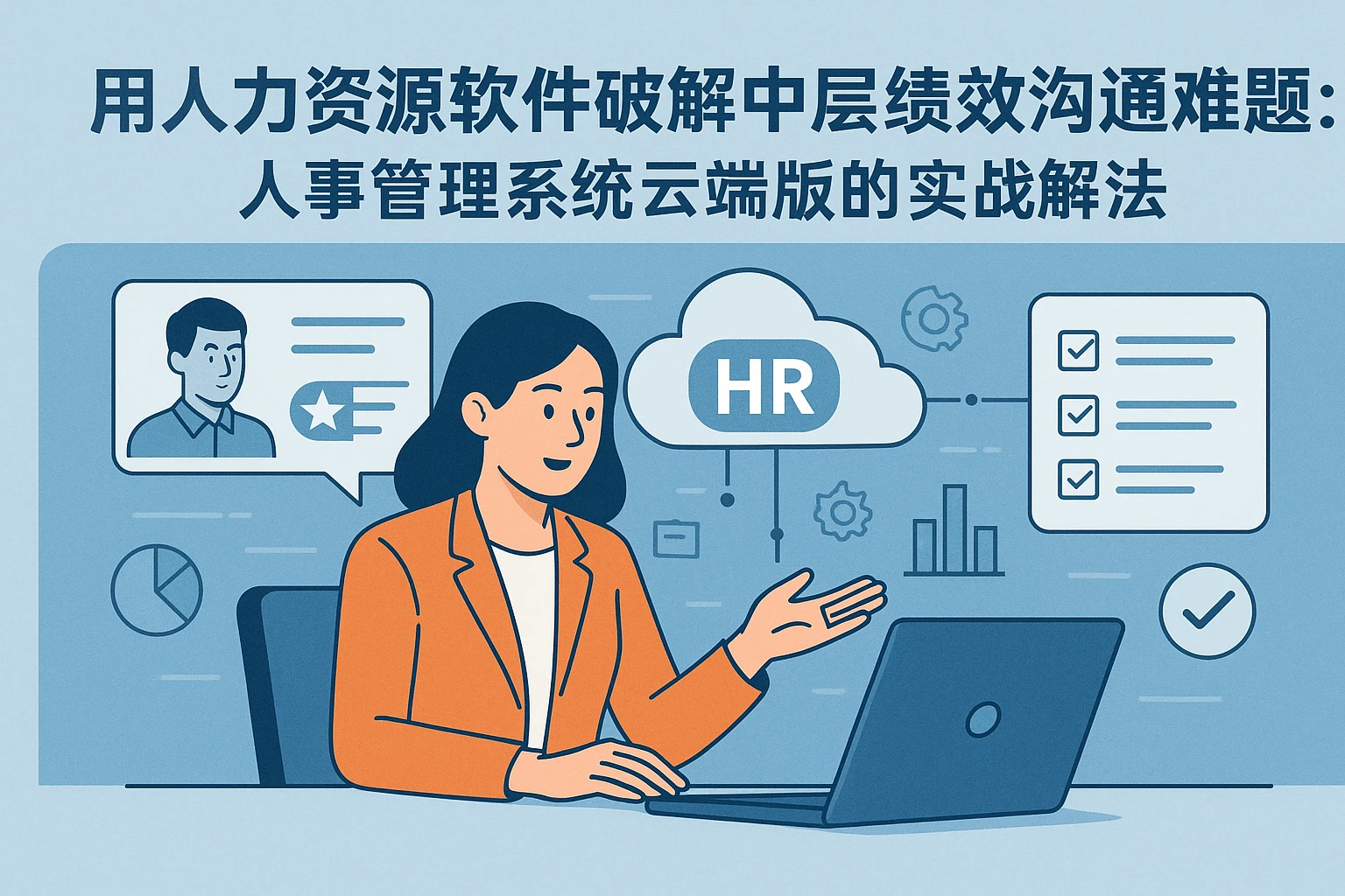 用人力资源软件破解中层绩效沟通难题：人事管理系统云端版的实战解法