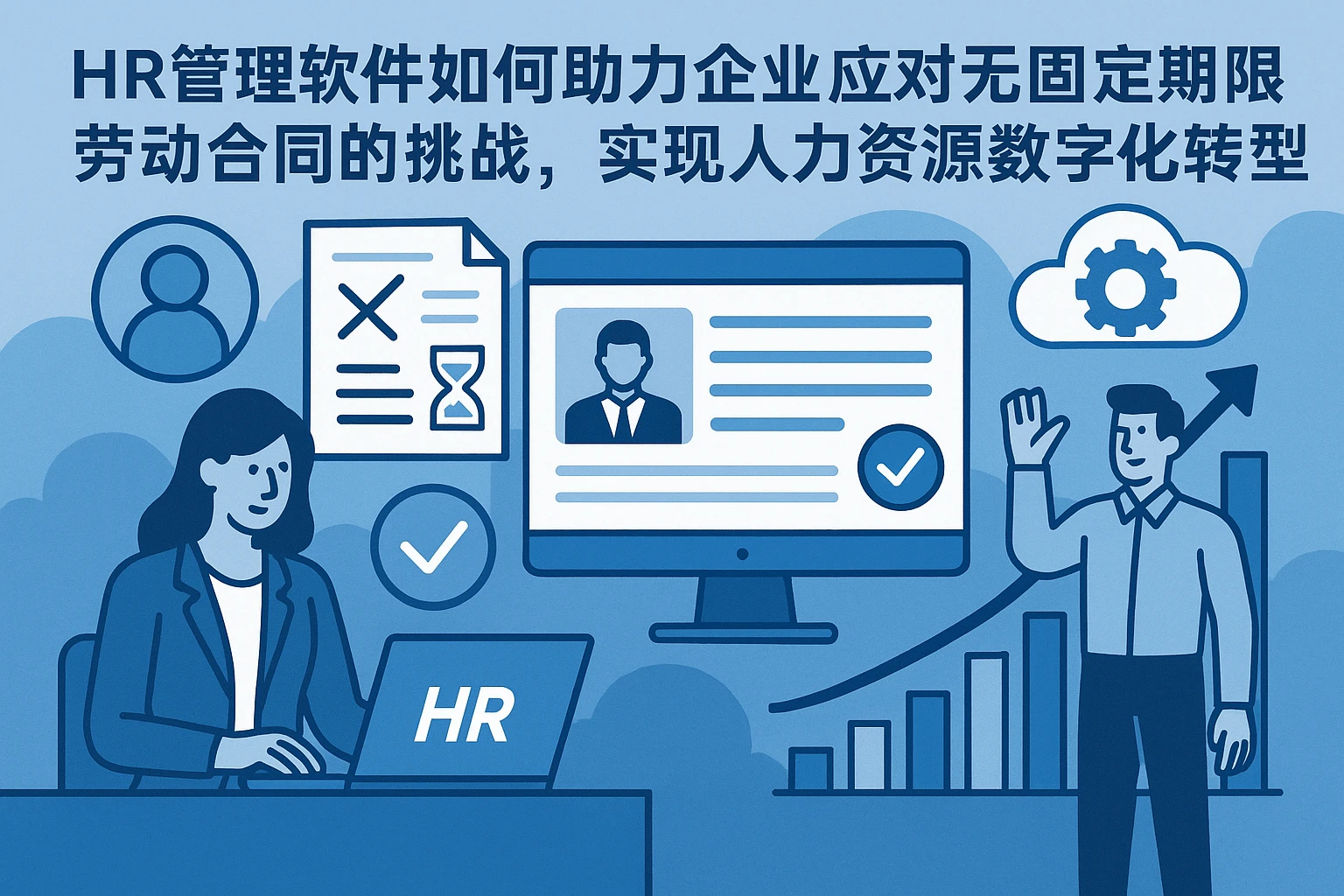 HR管理软件如何助力企业应对无固定期限劳动合同的挑战,实现人力资源数字化转型