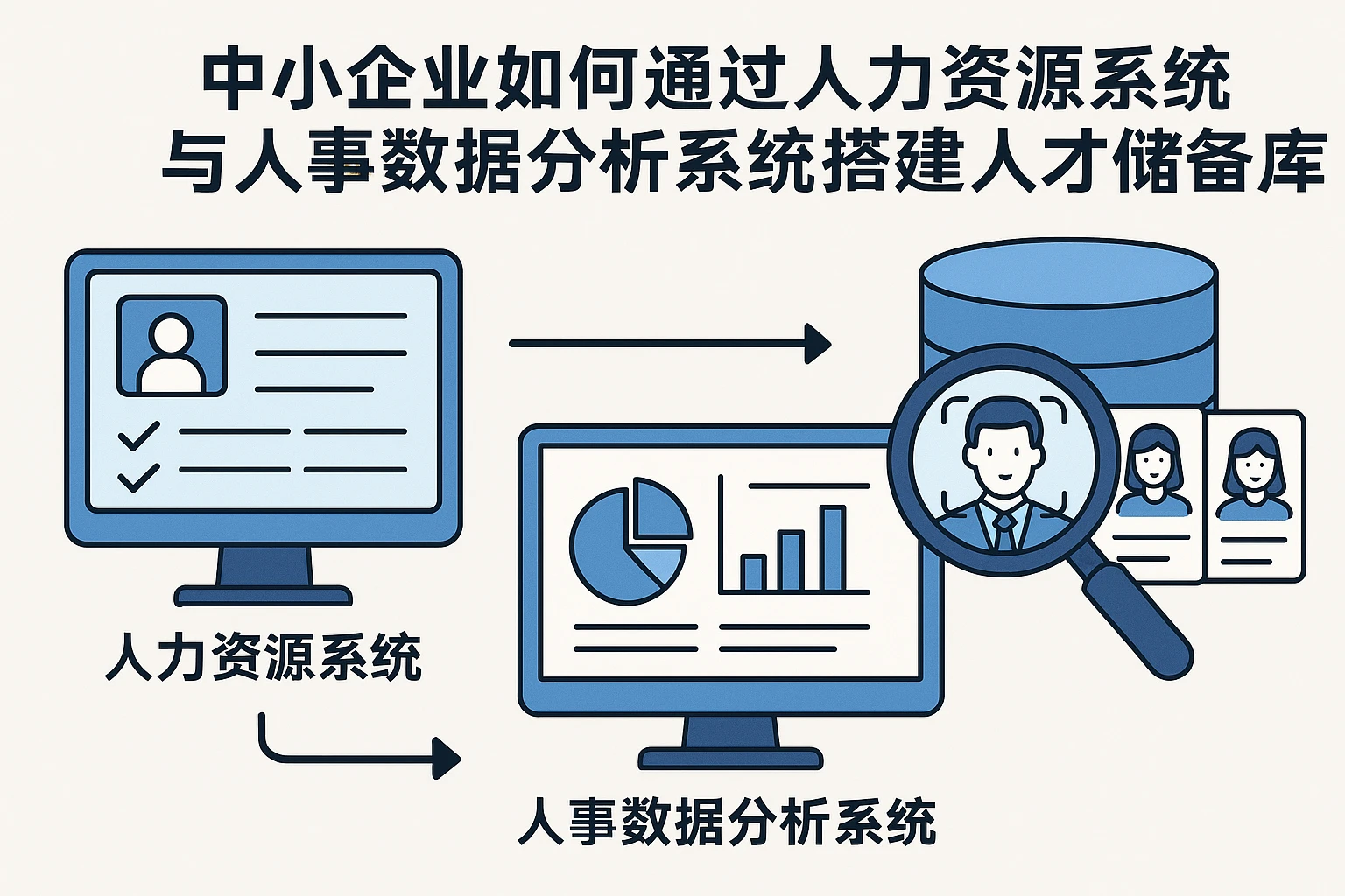 中小企业如何通过人力资源系统与人事数据分析系统搭建人才储备库