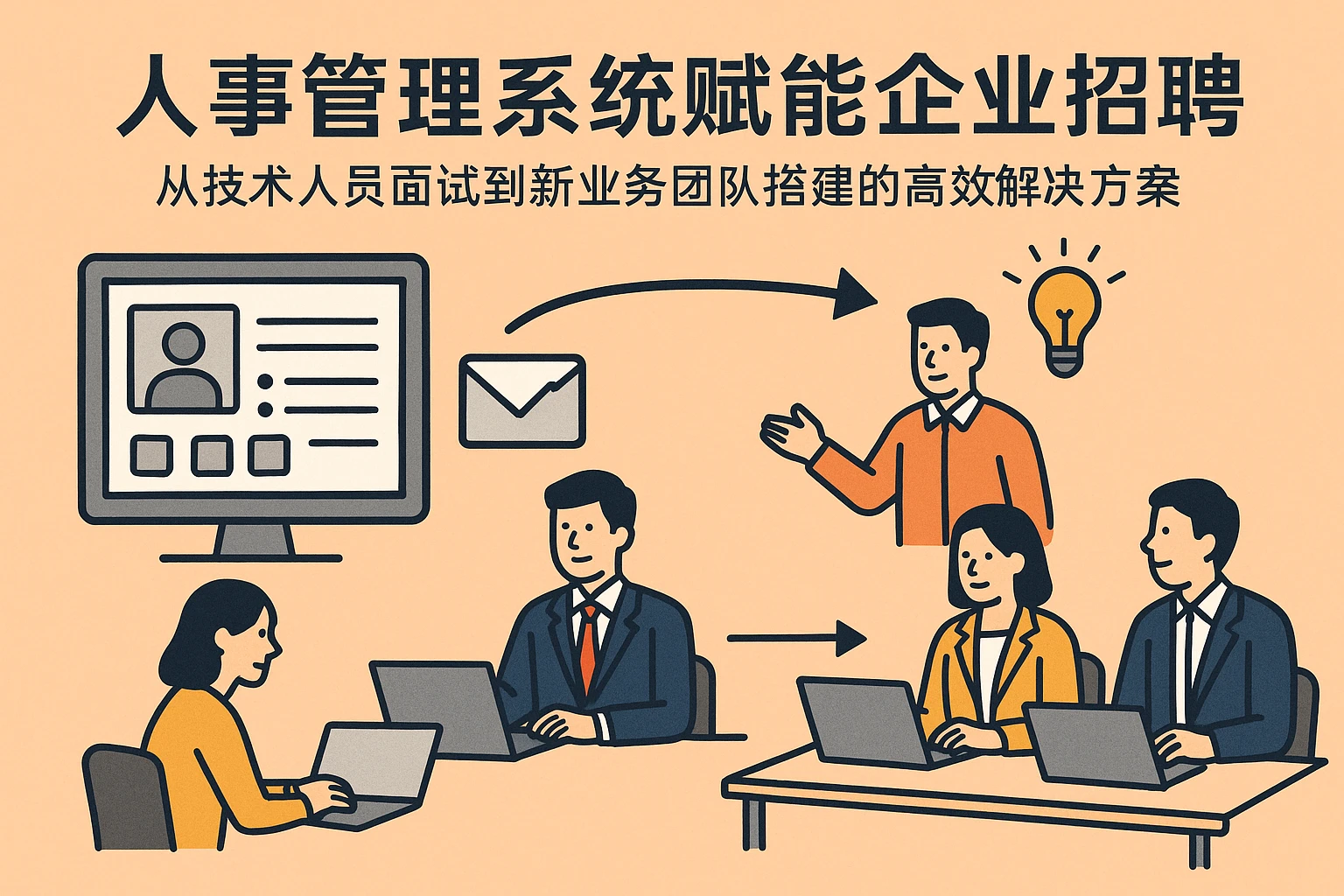 人事管理系统赋能企业招聘：从技术人员面试到新业务团队搭建的高效解决方案