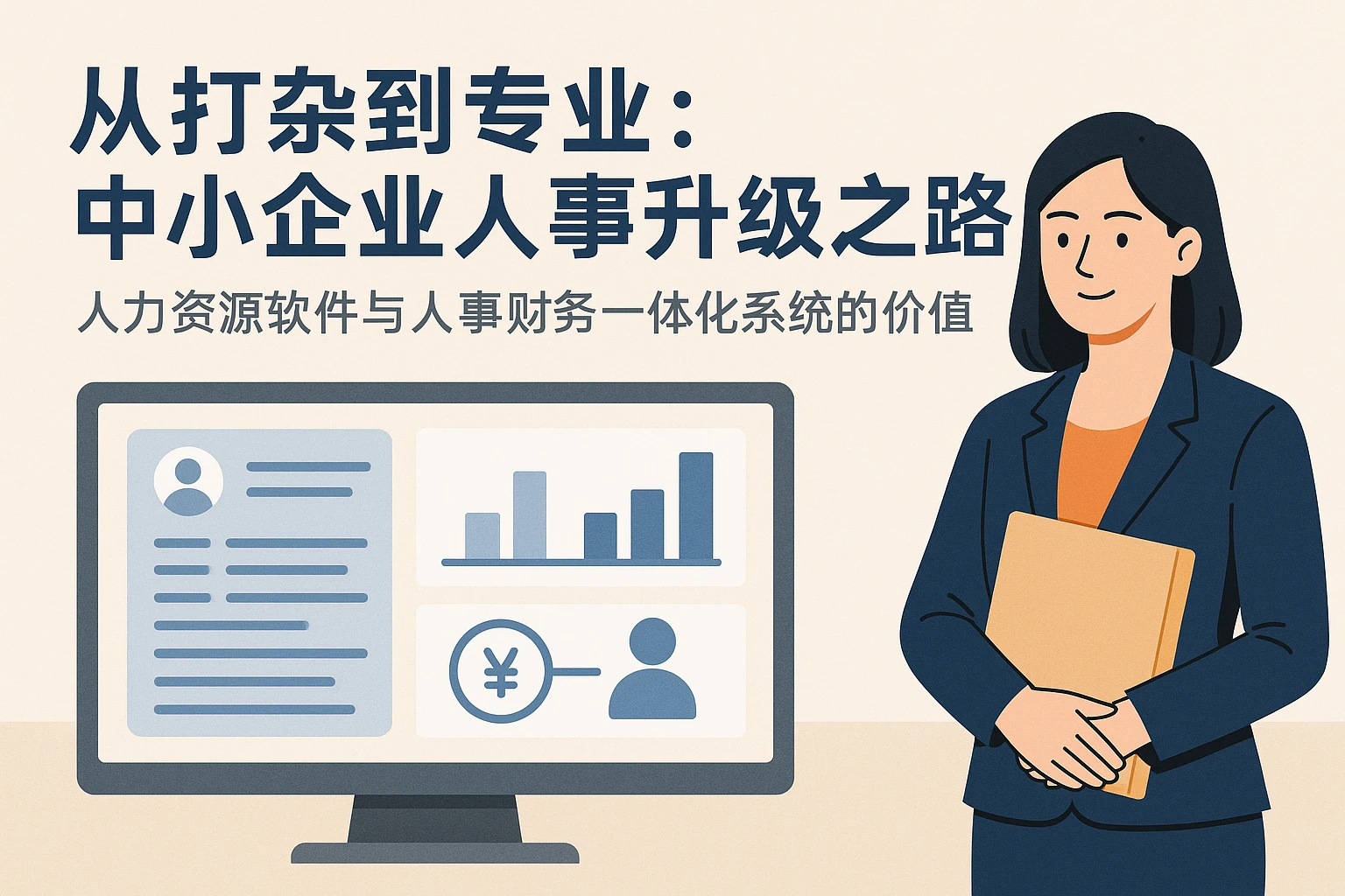 从打杂到专业：中小企业人事升级之路——人力资源软件与人事财务一体化系统的价值