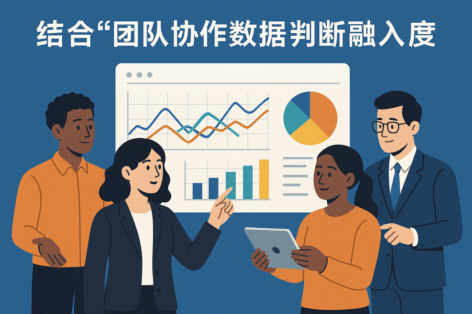 2. 结合“团队协作数据”判断融入度