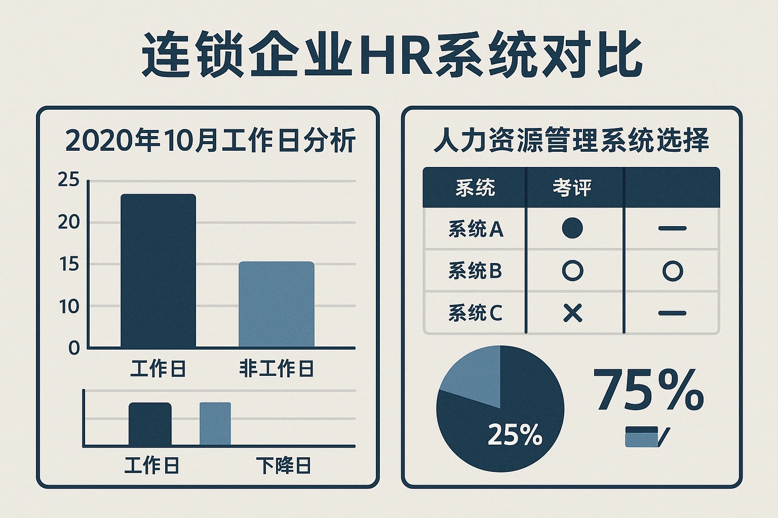 连锁企业HR系统对比:2020年10月工作日分析与人力资源管理系统选择