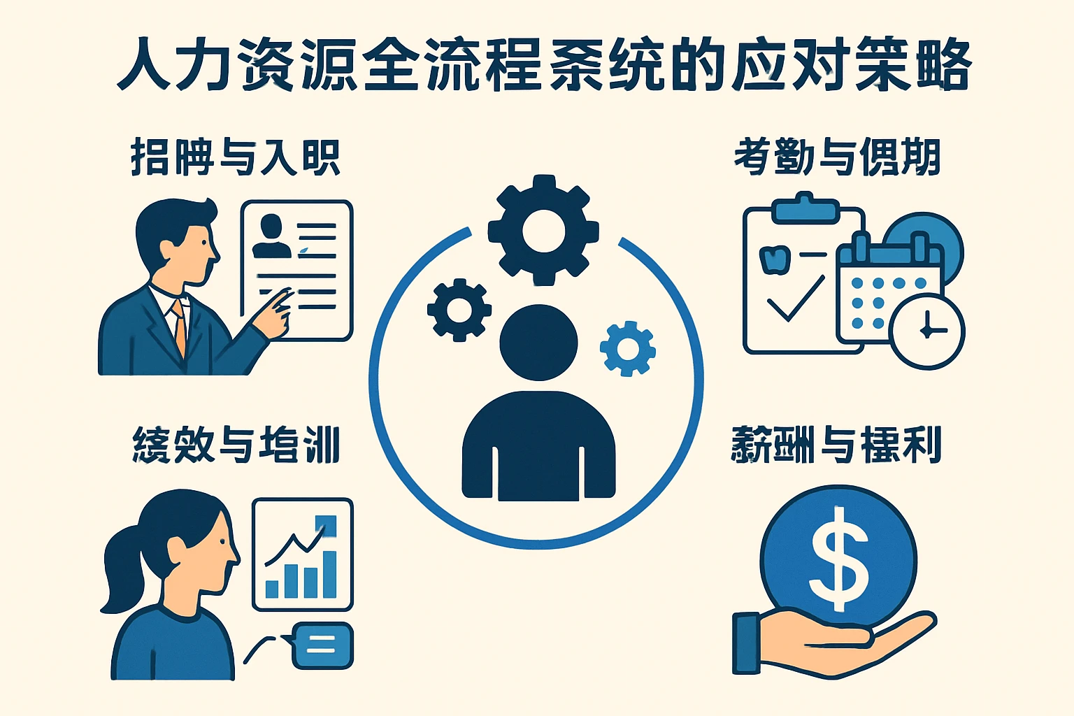 人力资源全流程系统的应对策略