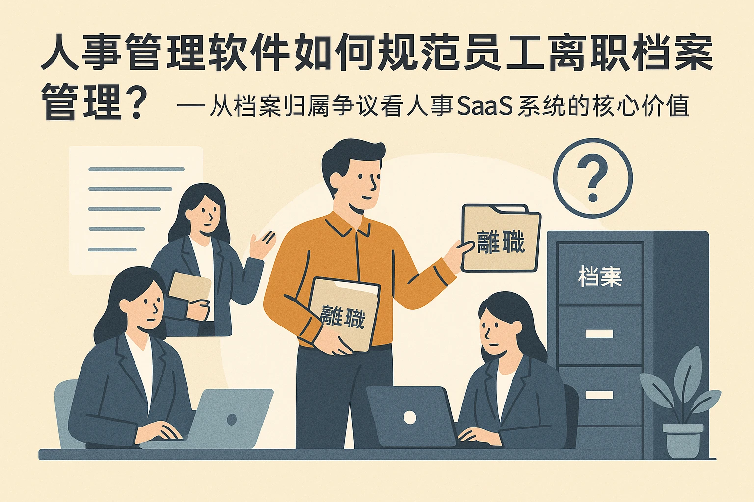 人事管理软件如何规范员工离职档案管理?——从档案归属争议看人事SaaS系统的核心价值