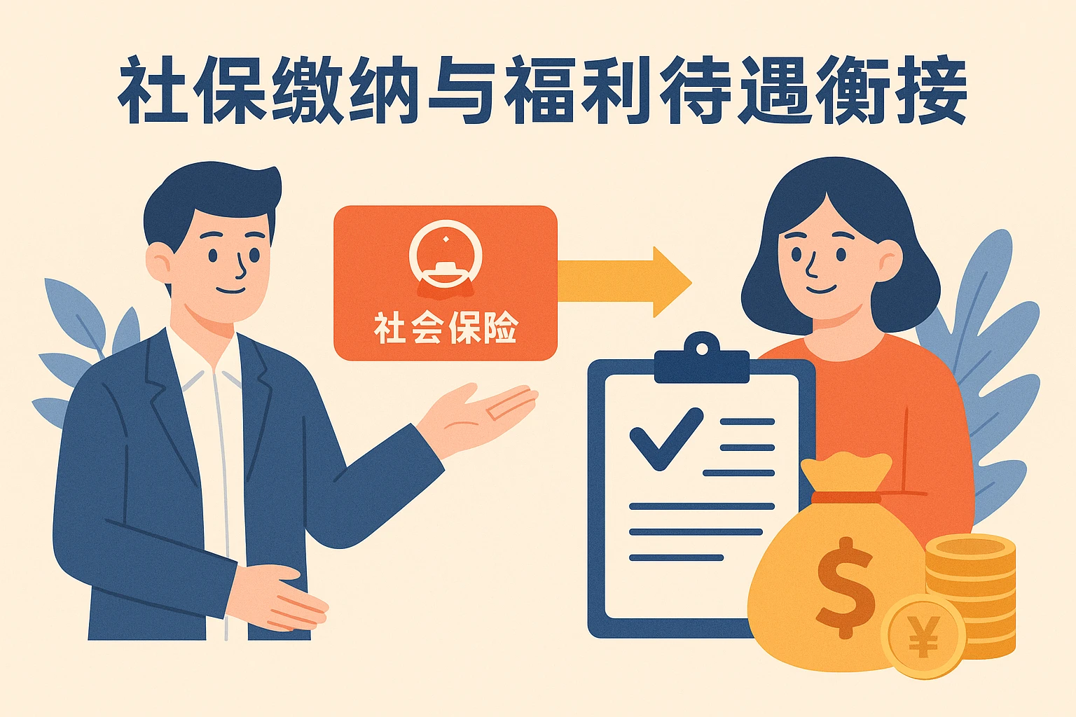 社保缴纳与福利待遇衔接