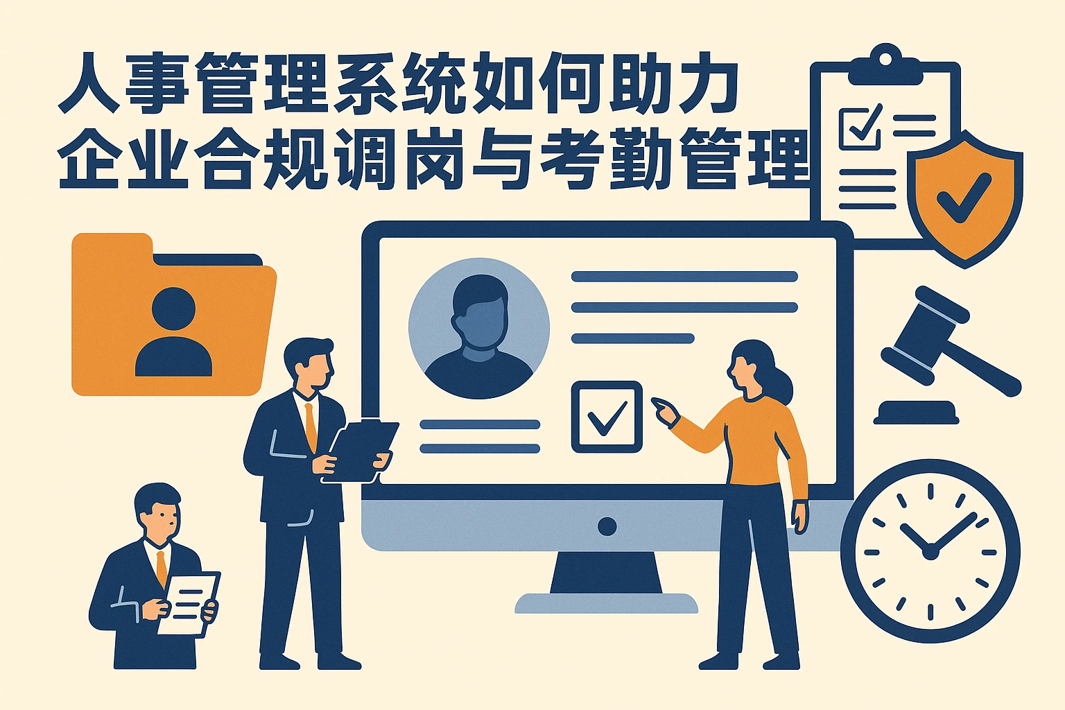 人事管理系统如何助力企业合规调岗与考勤管理