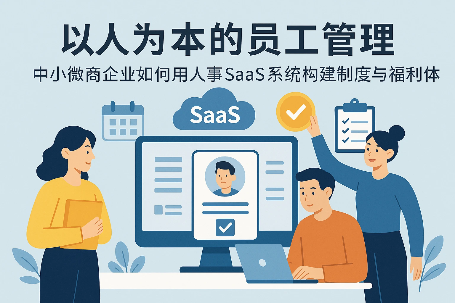 以人为本的员工管理：中小微商企业如何用人事SaaS系统构建制度与福利体系
