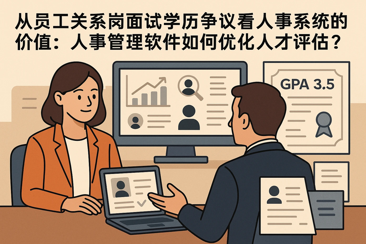 从员工关系岗面试学历争议看人事系统的价值:人事管理软件如何优化人才评估?