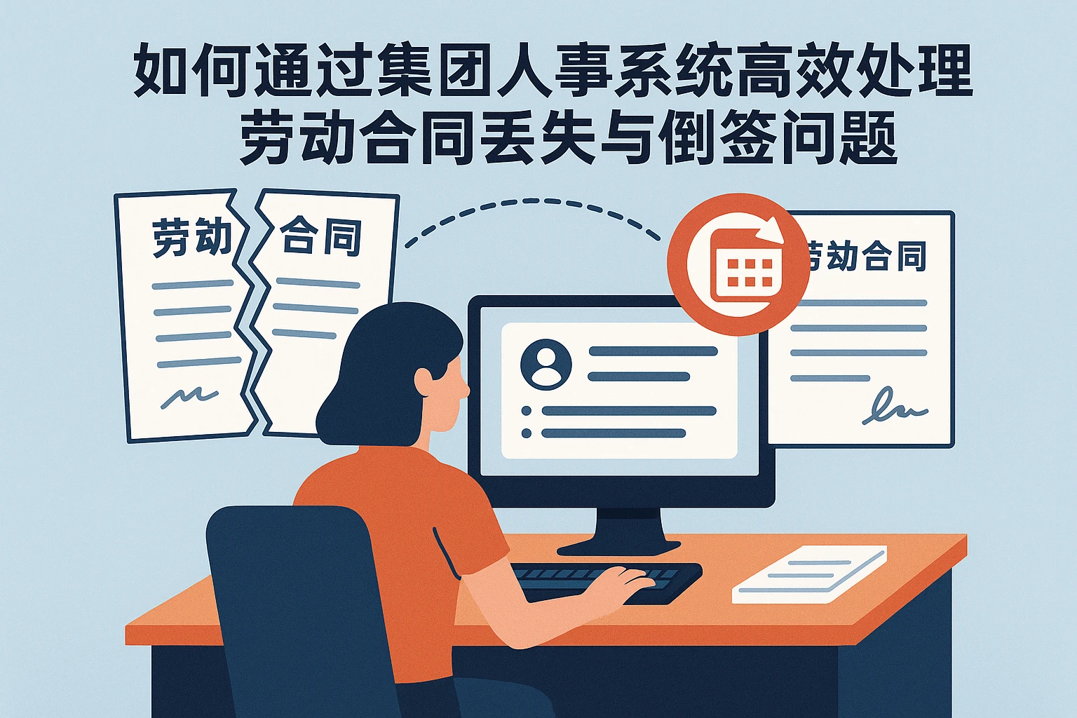 如何通过集团人事系统高效处理劳动合同丢失与倒签问题