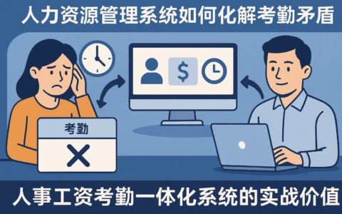 人力资源管理系统如何化解考勤矛盾？人事工资考勤一体化系统的实战价值