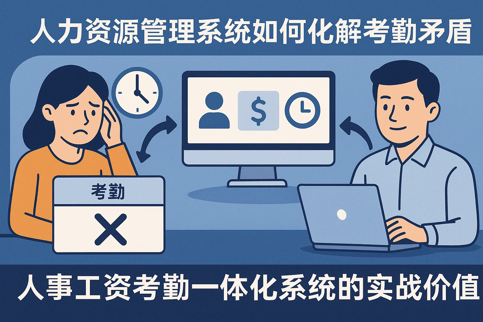 人力资源管理系统如何化解考勤矛盾？人事工资考勤一体化系统的实战价值