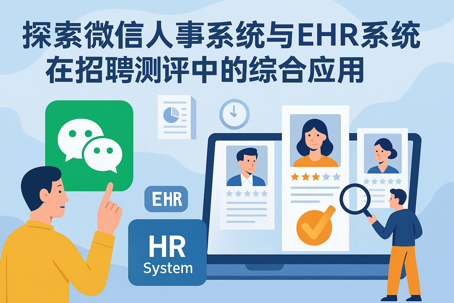探索微信人事系统与EHR系统在招聘测评中的综合应用