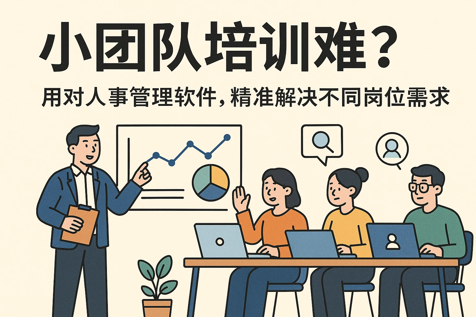 小团队培训难?用对人事管理软件,精准解决不同岗位需求
