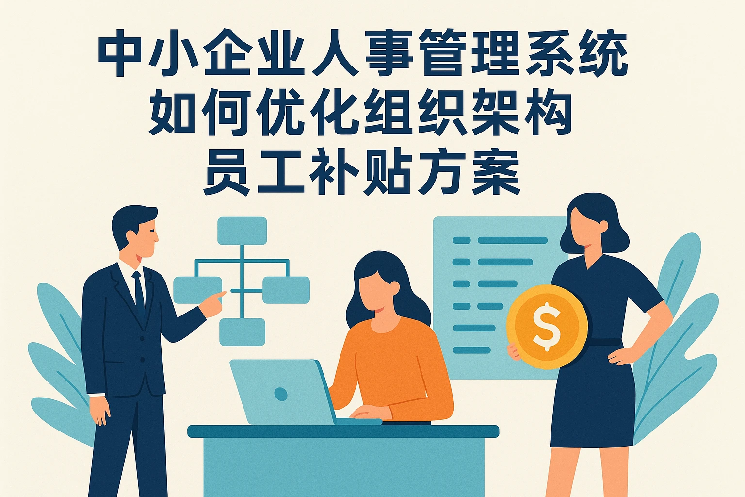 中小企业人事管理系统如何优化组织架构与员工补贴方案