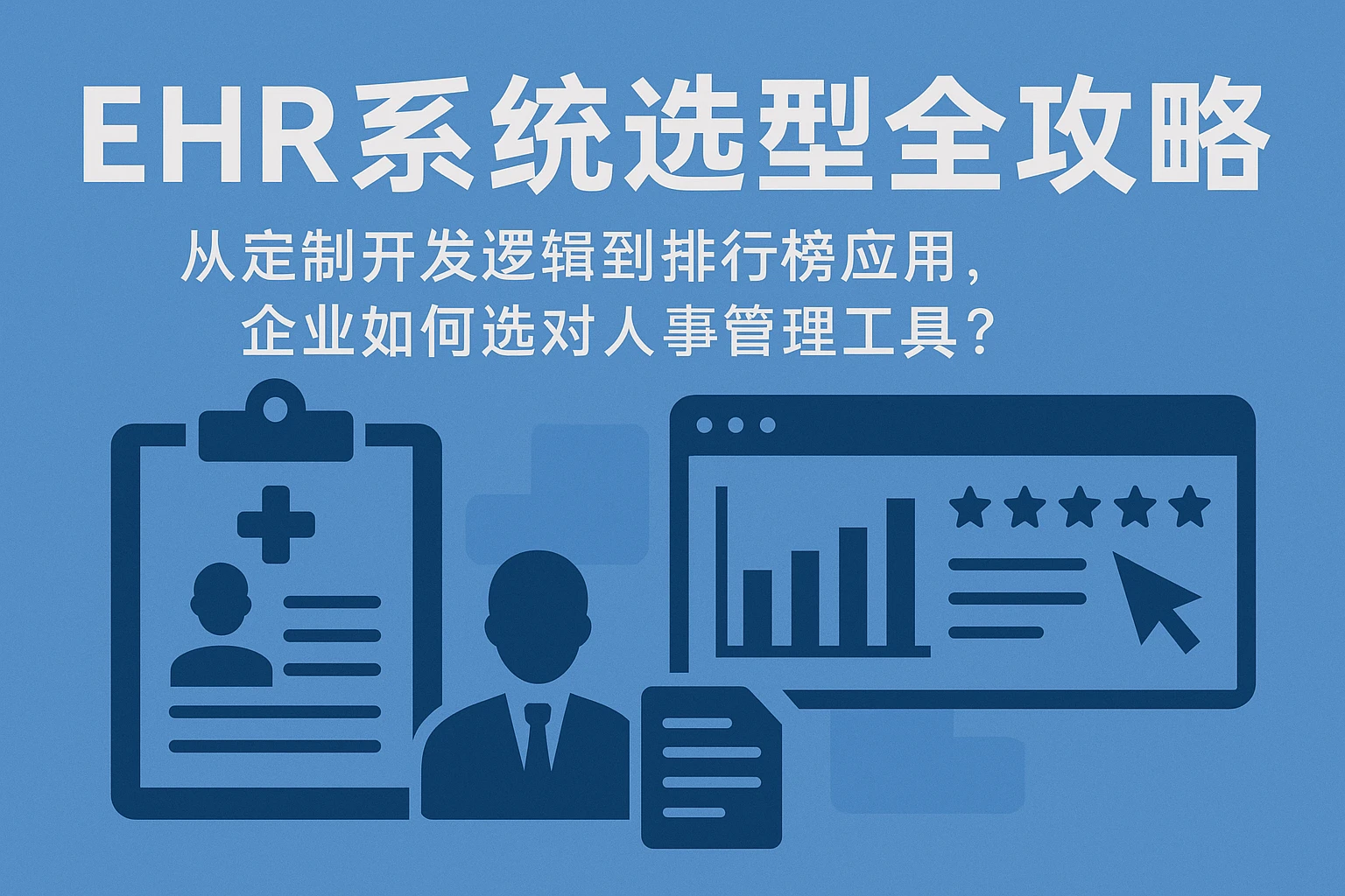 EHR系统选型全攻略：从定制开发逻辑到排行榜应用，企业如何选对人事管理工具？