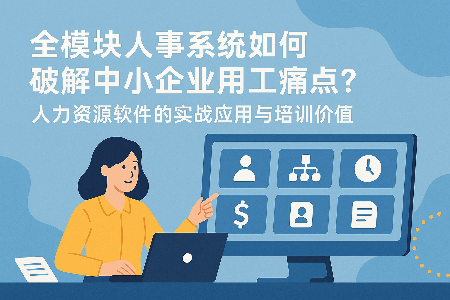 全模块人事系统如何破解中小企业用工痛点？人力资源软件的实战应用与培训价值