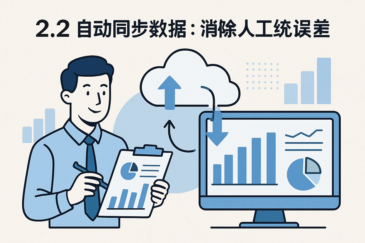 2.2 自动同步数据:消除人工统计误差