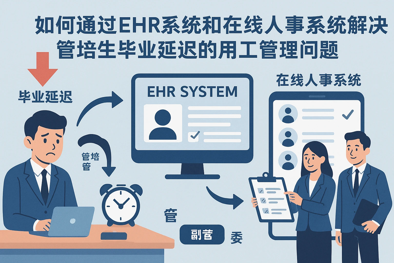 如何通过EHR系统和在线人事系统解决管培生毕业延迟的用工管理问题