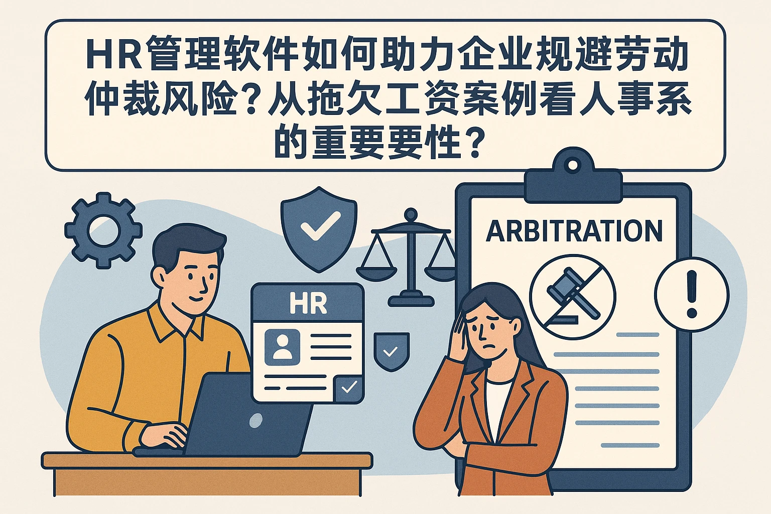 HR管理软件如何助力企业规避劳动仲裁风险？从拖欠工资案例看人事系统的重要性