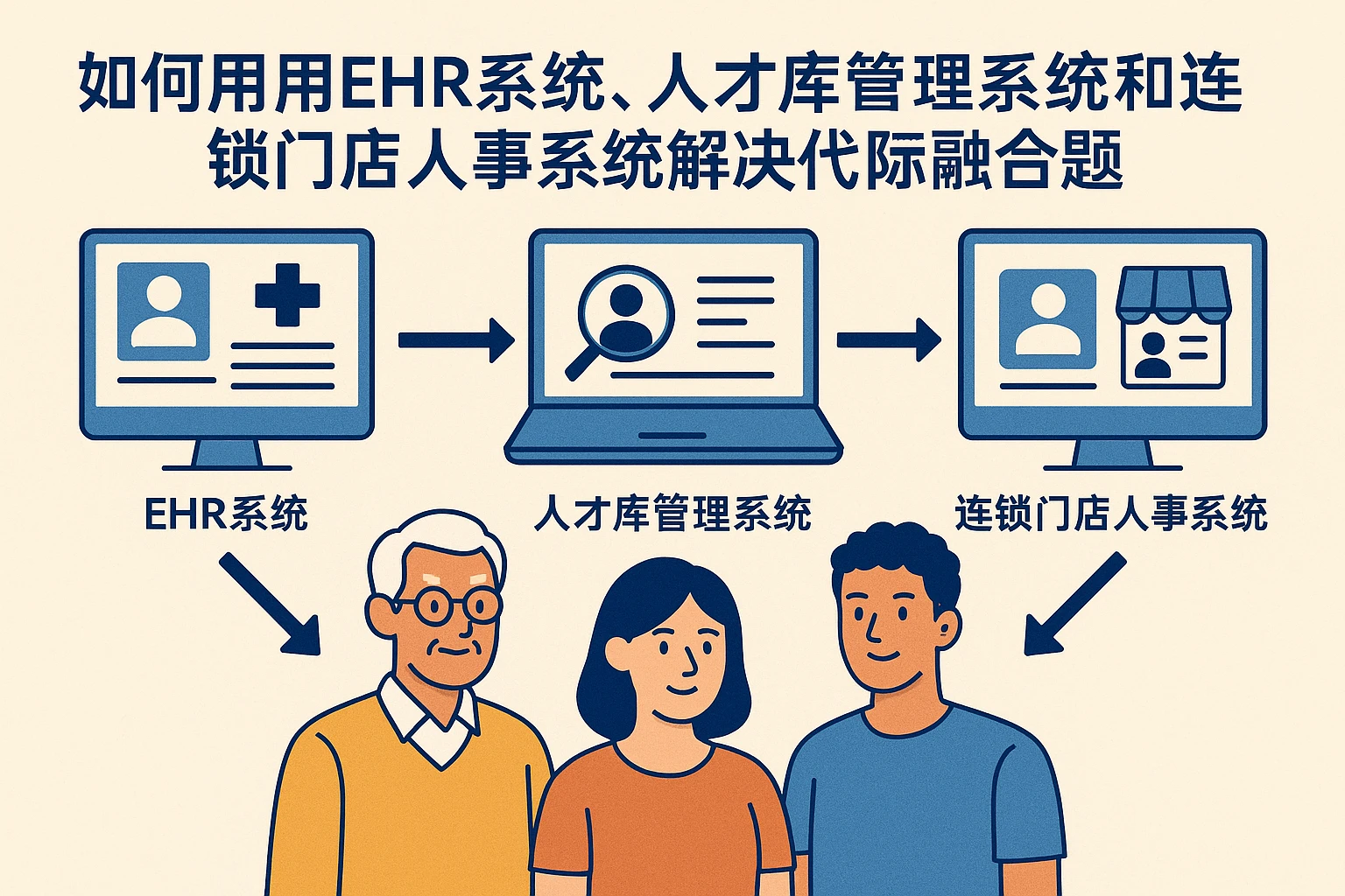 如何运用EHR系统、人才库管理系统和连锁门店人事系统解决代际融合难题