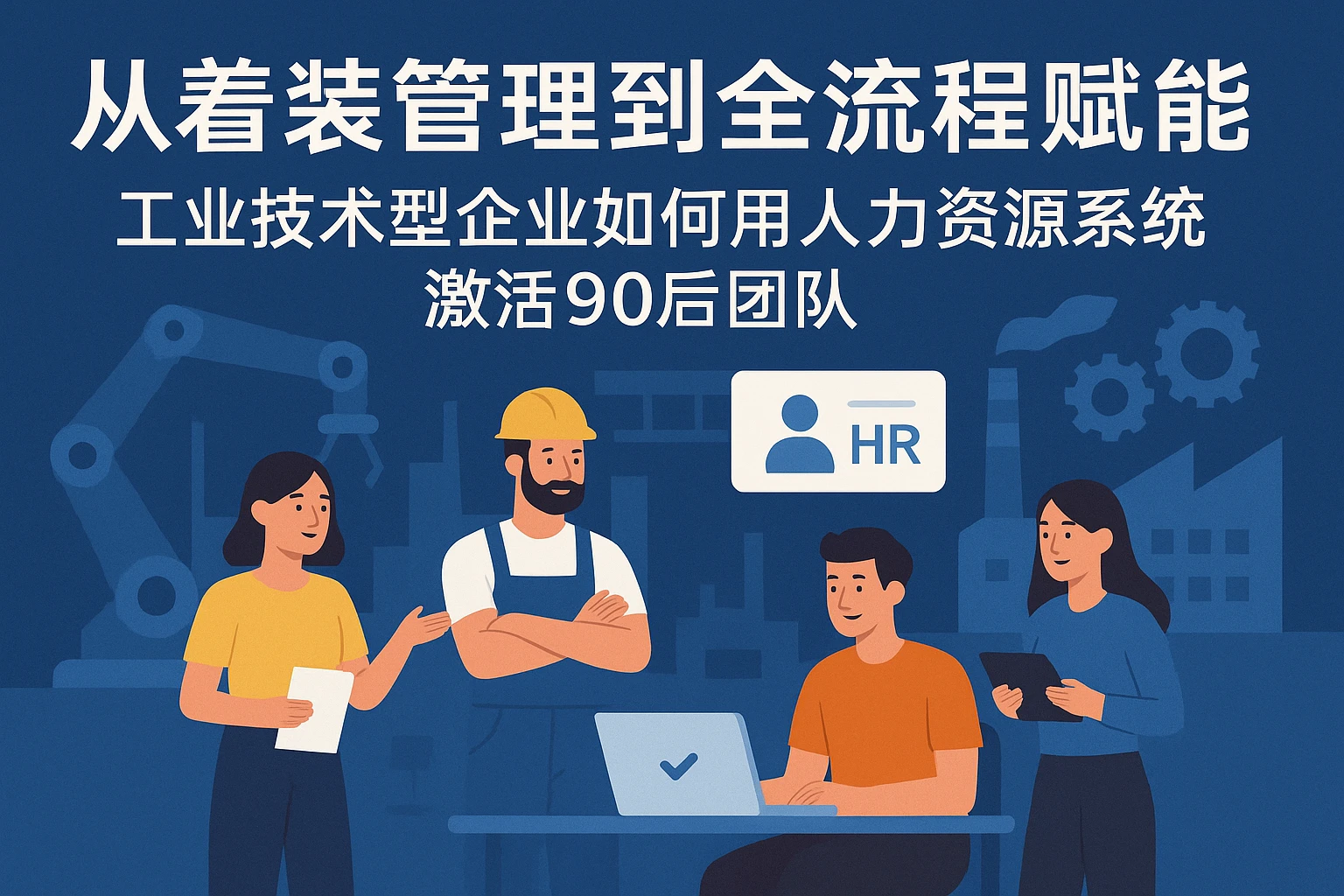 从着装管理到全流程赋能:工业技术型企业如何用人力资源系统激活90后团队