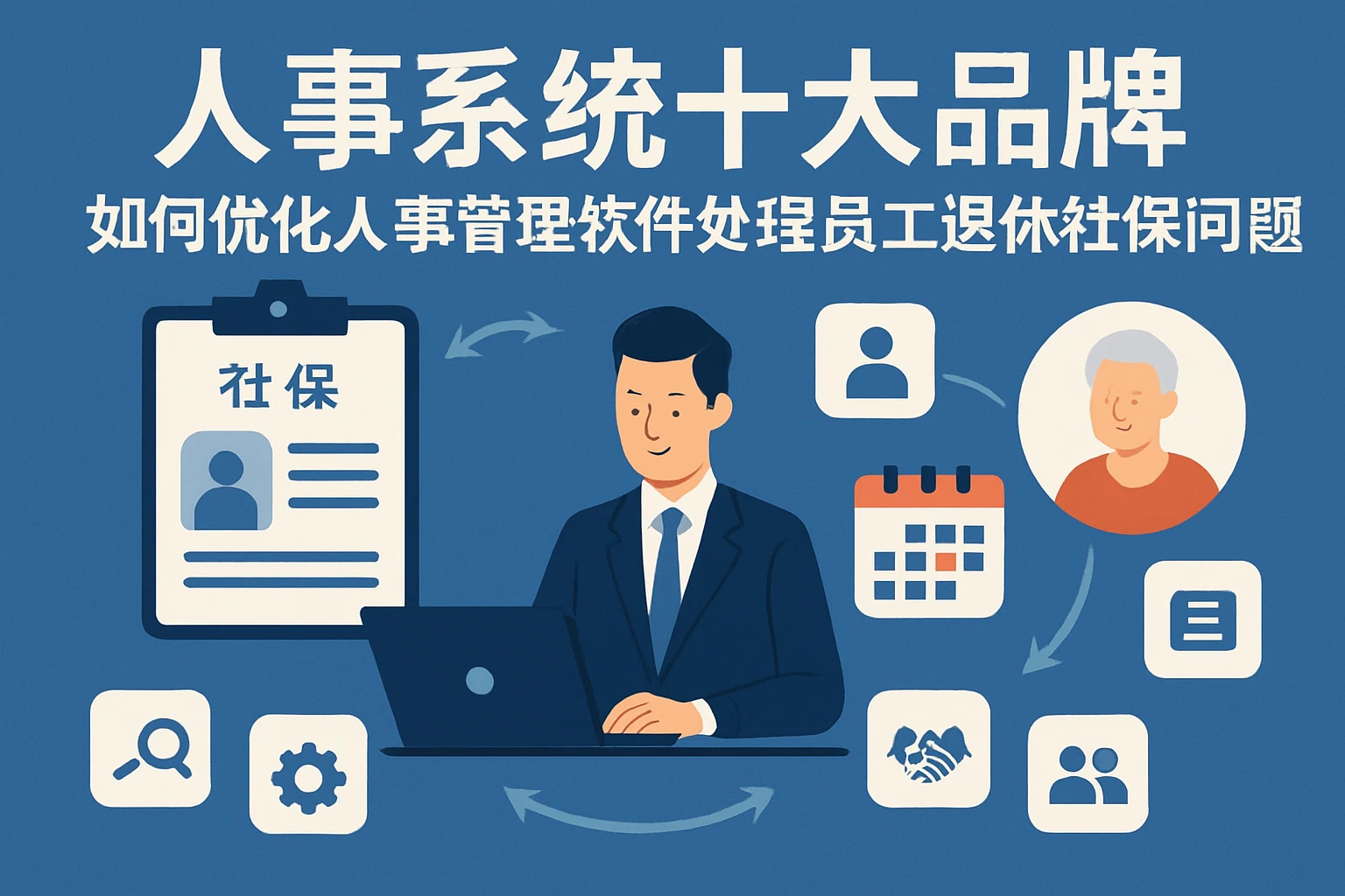 人事系统十大品牌如何优化人事管理软件处理员工退休社保问题
