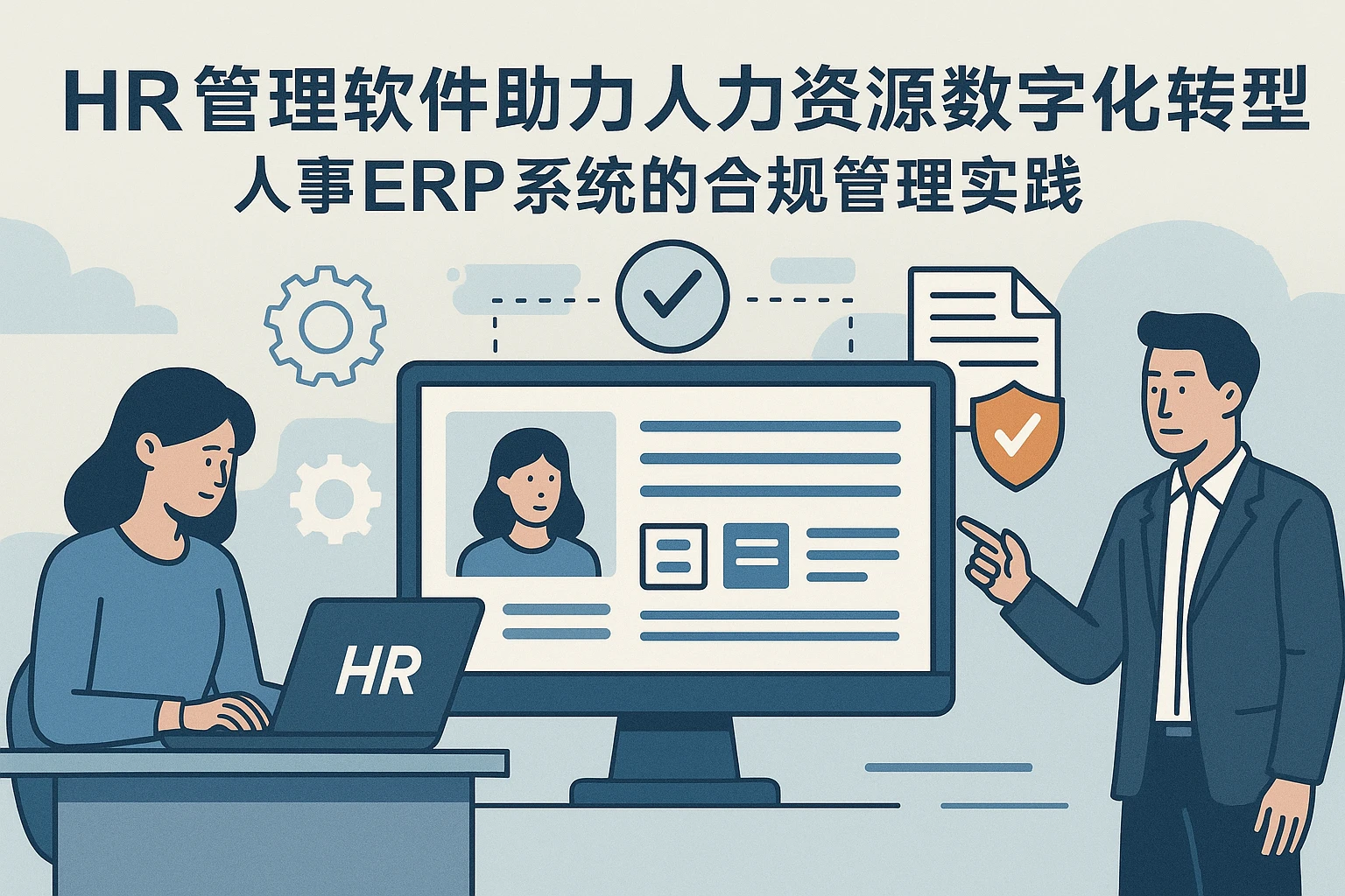 HR管理软件助力人力资源数字化转型：人事ERP系统的合规管理实践