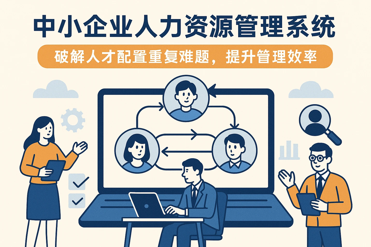 中小企业人力资源管理系统：破解人才配置重复难题，提升管理效率