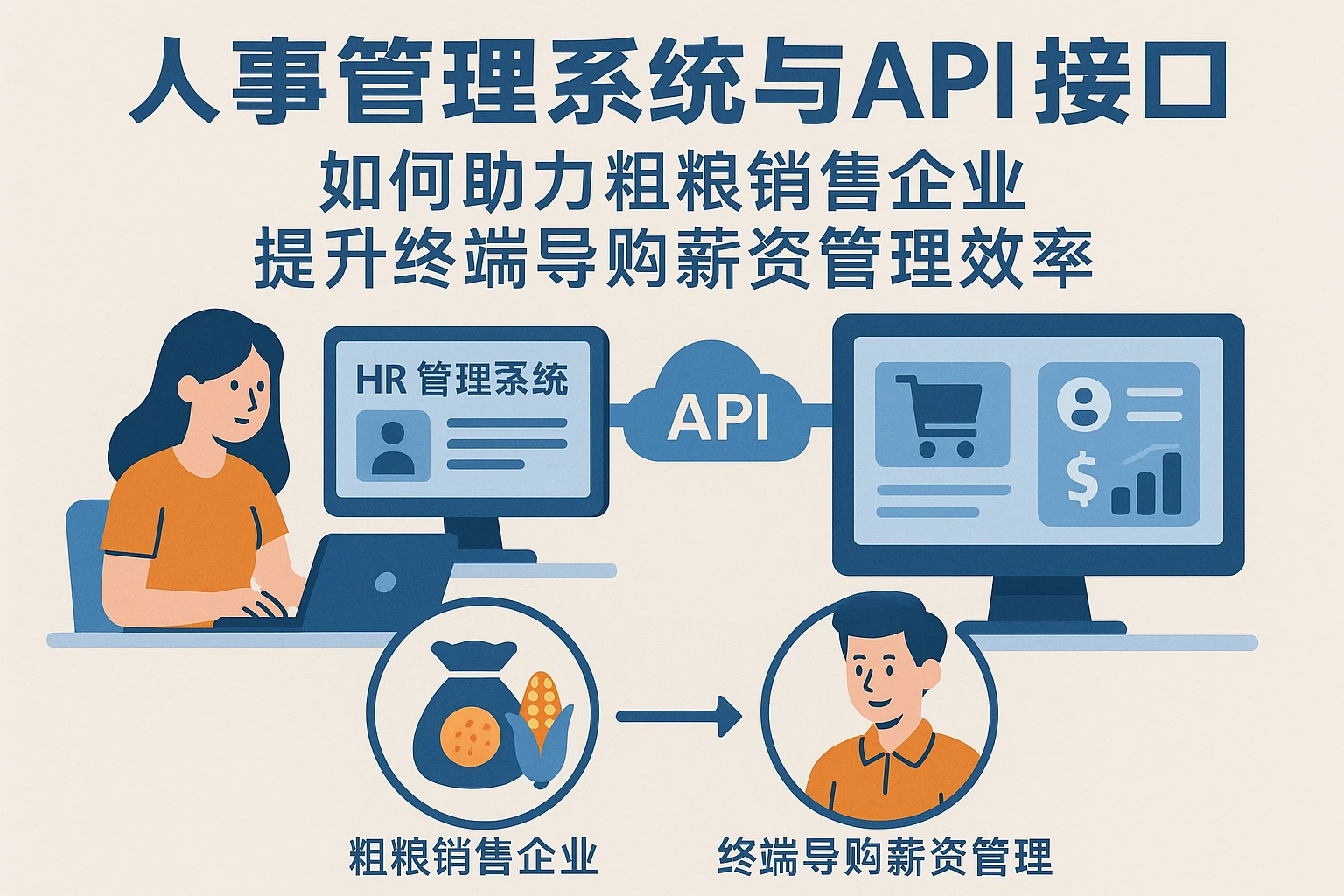 人事管理系统与API接口如何助力粗粮销售企业提升终端导购薪资管理效率