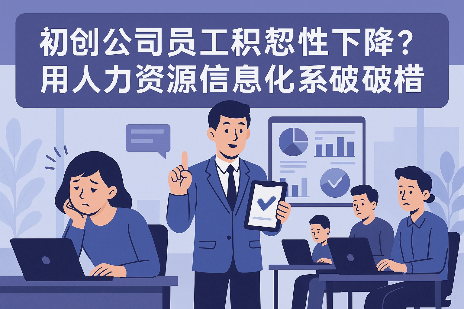 初创公司员工积极性下降?用人力资源信息化系统破解绩效考核难题