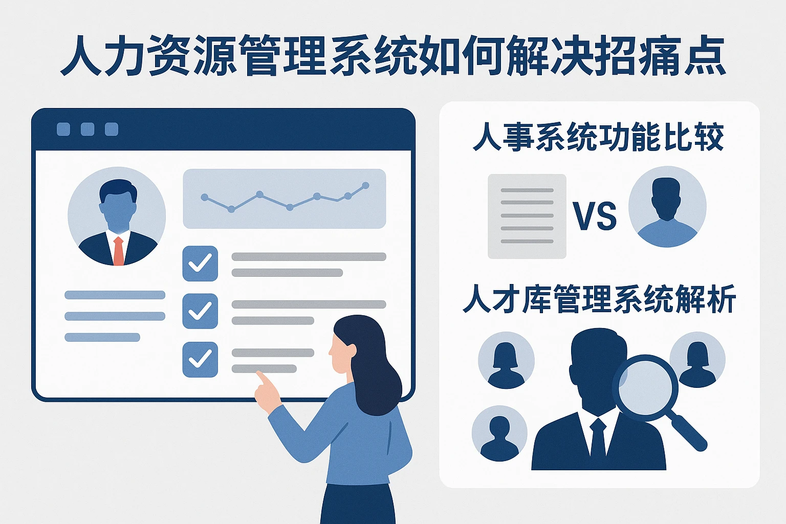 人力资源管理系统如何解决招聘痛点：人事系统功能比较与人才库管理系统解析