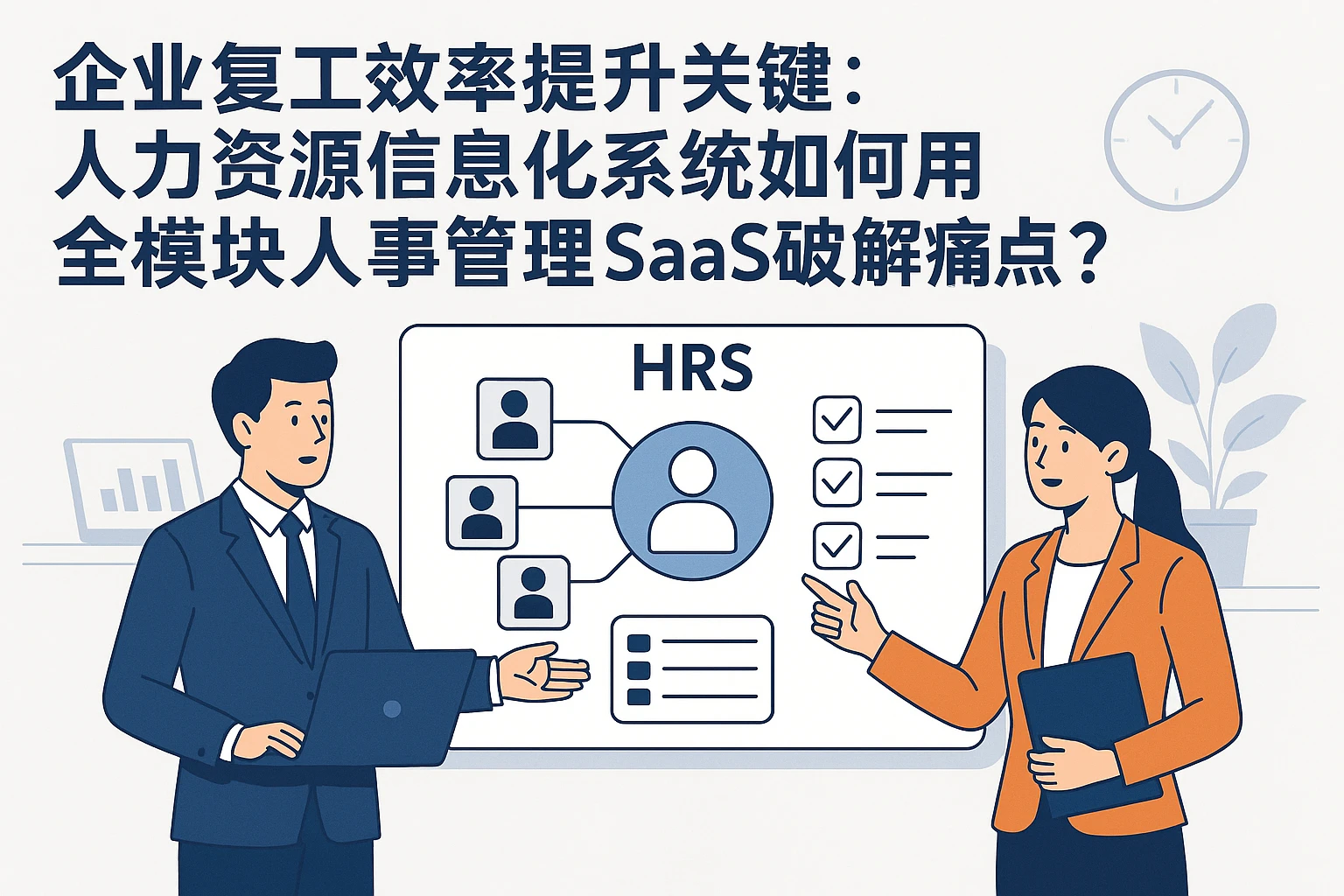 企业复工效率提升关键:人力资源信息化系统如何用全模块人事管理SaaS破解痛点?