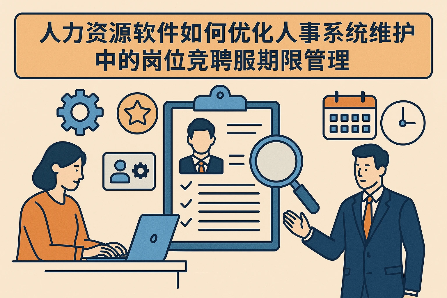 人力资源软件如何优化人事系统维护中的岗位竞聘服务期限管理