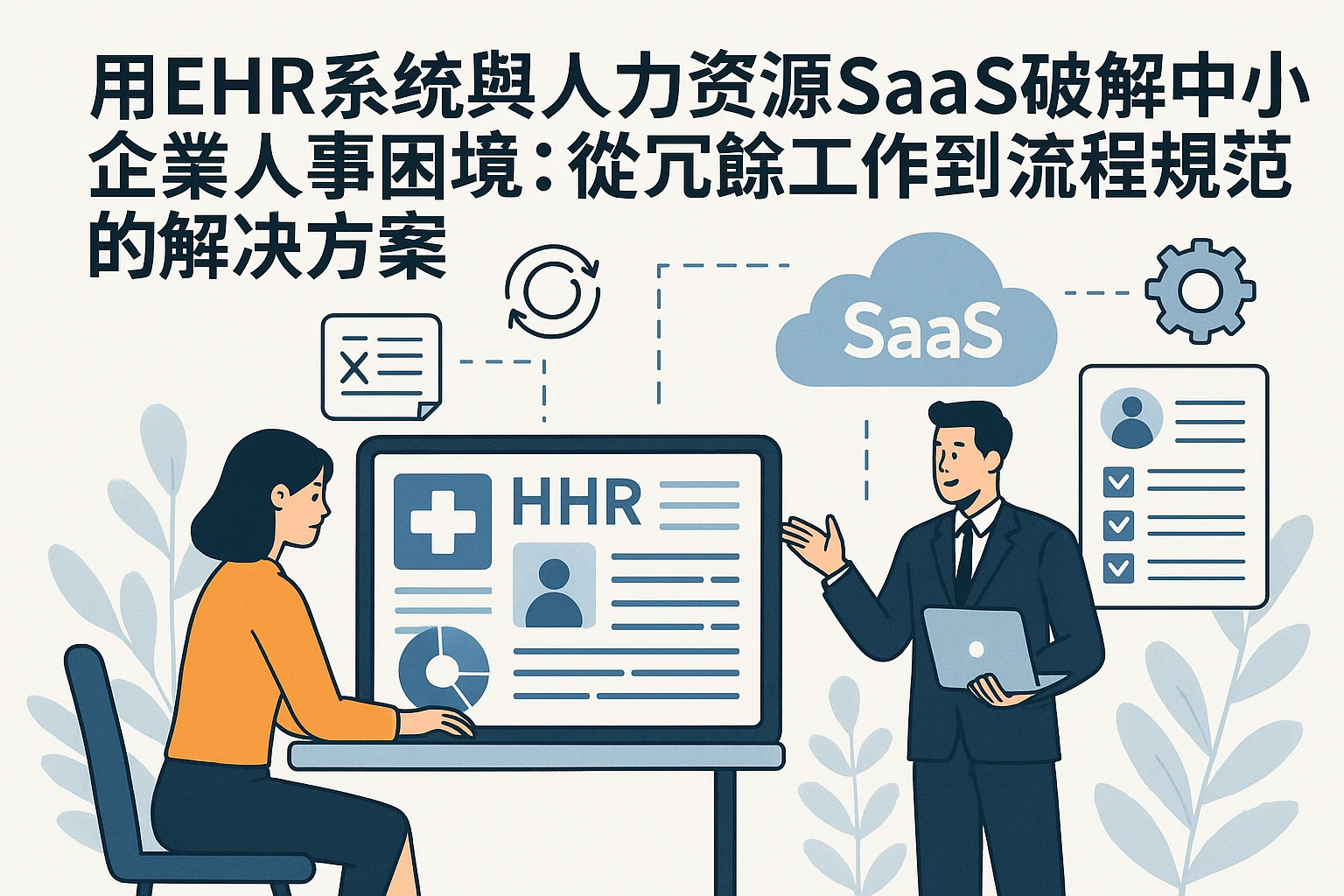 用EHR系统与人力资源SaaS破解中小企业人事困境：从冗余工作到流程规范的解决方案