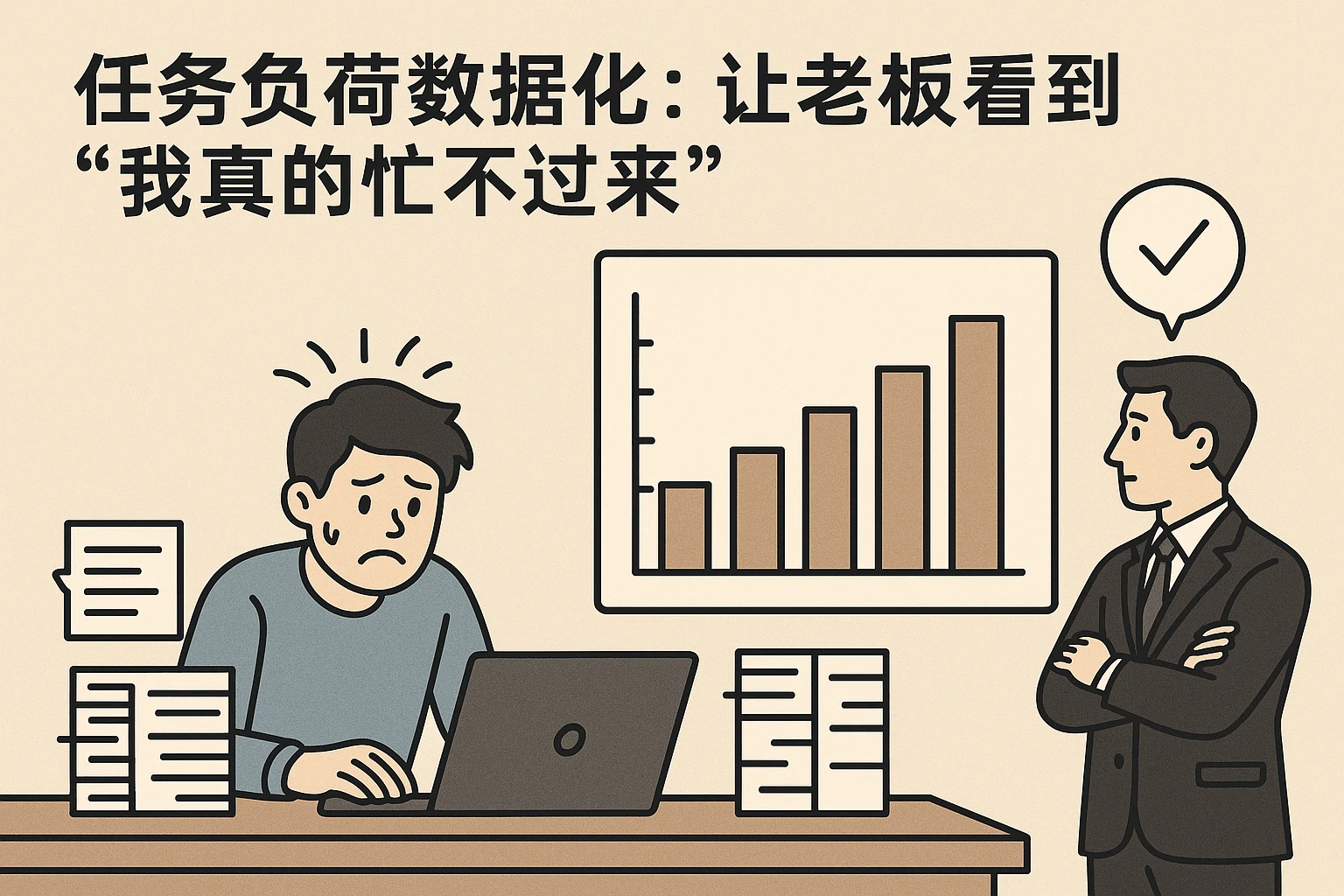 2. 任务负荷数据化：让老板看到“我真的忙不过来”