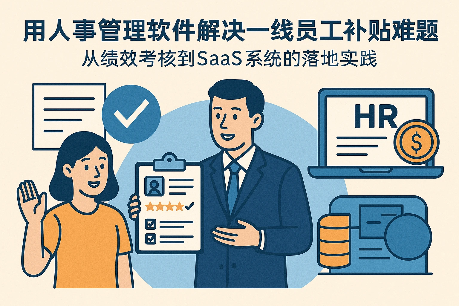 用人事管理软件解决一线员工补贴难题：从绩效考核到SaaS系统的落地实践