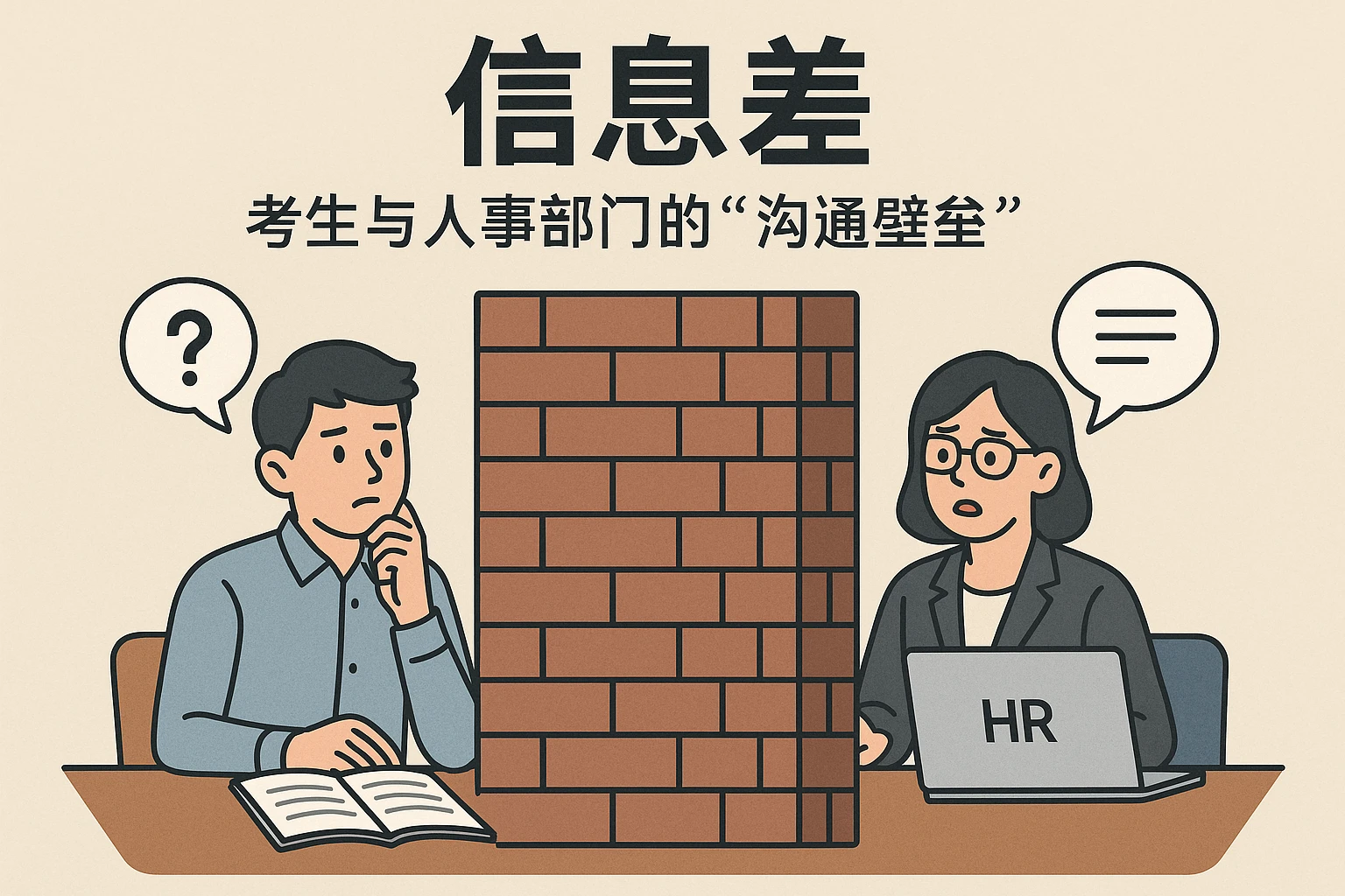2. 信息差:考生与人事部门的“沟通壁垒”