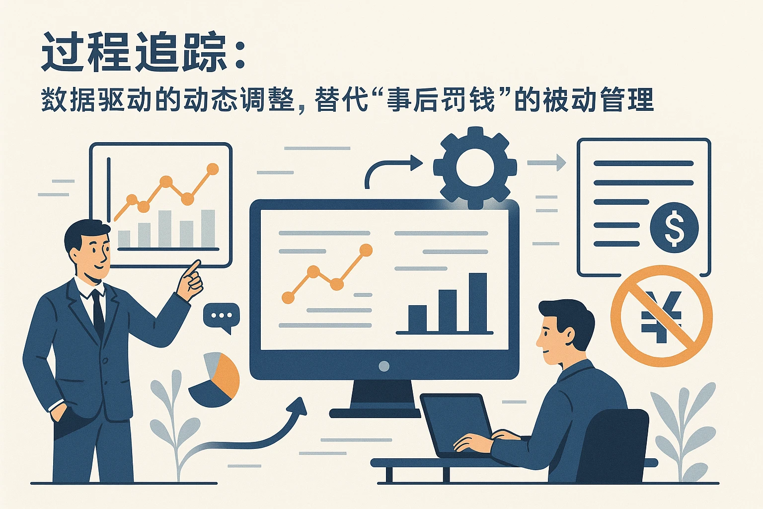 2. 过程追踪：数据驱动的动态调整，替代“事后罚钱”的被动管理