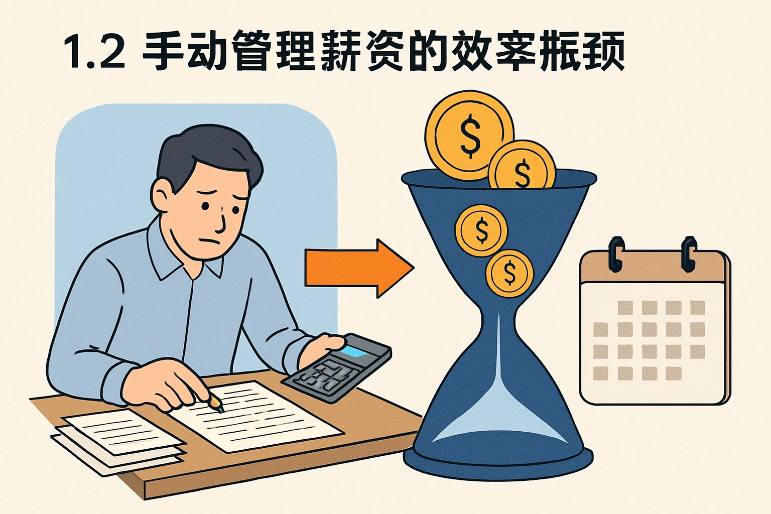 1.2 手动管理薪资的效率瓶颈