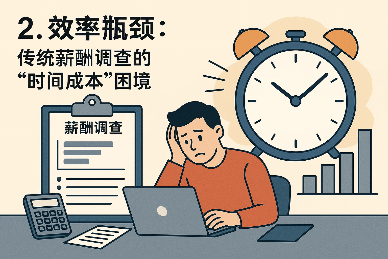 2. 效率瓶颈:传统薪酬调查的“时间成本”困境