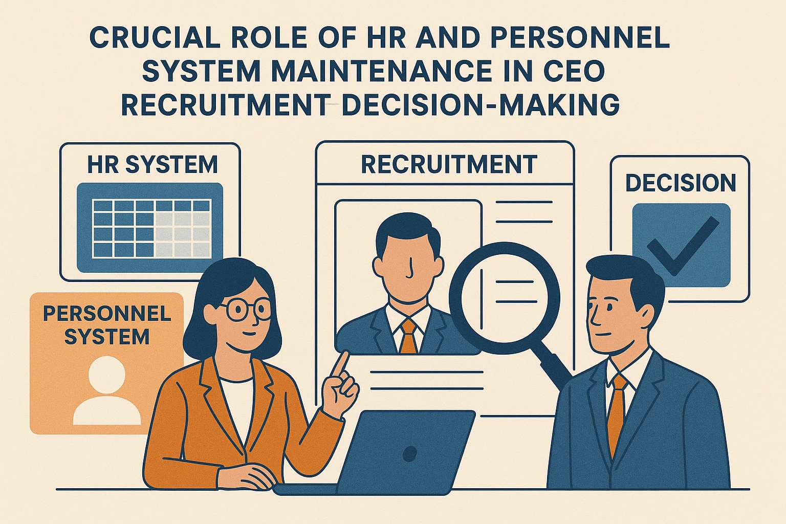 HR系统与人事系统维护在CEO招聘决策中的关键作用